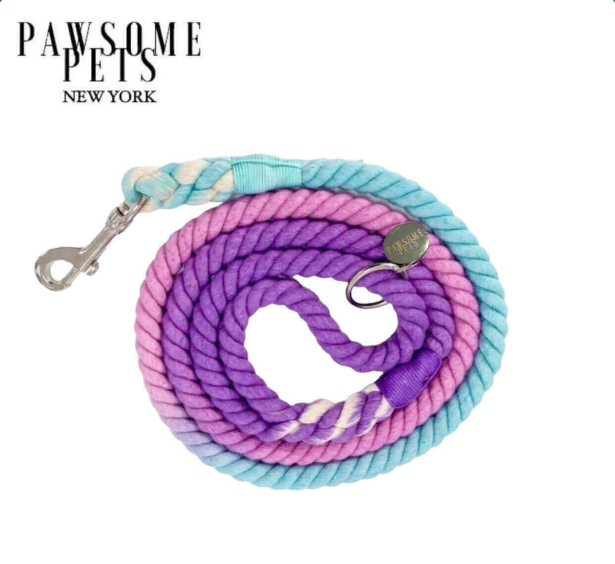 ROPE LEASH - SAPPHIRE.