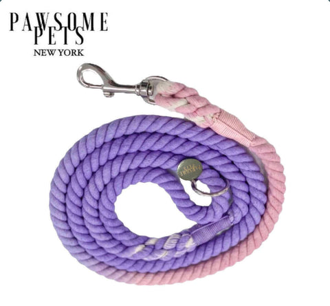 ROPE LEASH - LILAC PINK.