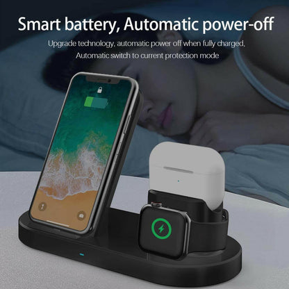 15W 3 In 1 Wireless Charger Stand for iPhone AirPods Pro Apple Watch.