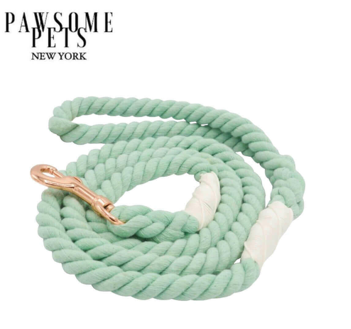 ROPE LEASH - MINT.