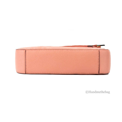 Michael Kors Jet Set Small Leather Crossbody Bag, Primrose