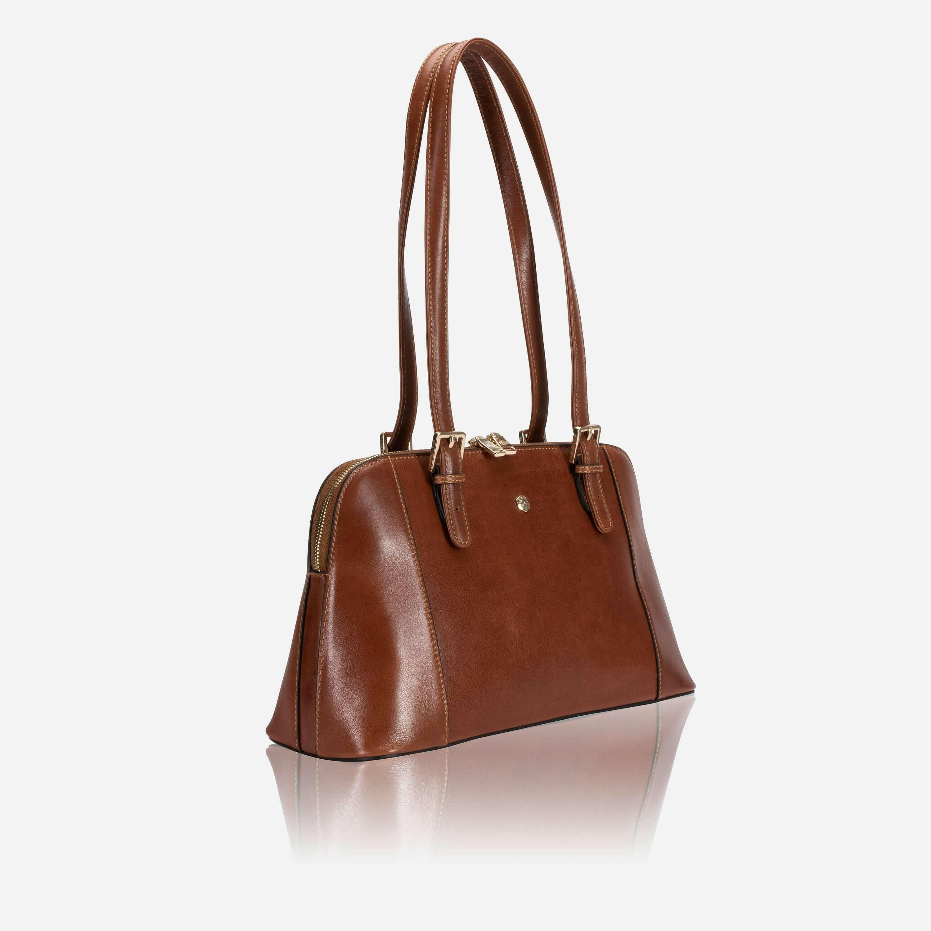 Madrid Handbag, Tan.