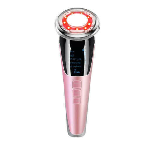 EMS Facial Massager LED light therapy Sonic Vibration Wrinkle Removal.