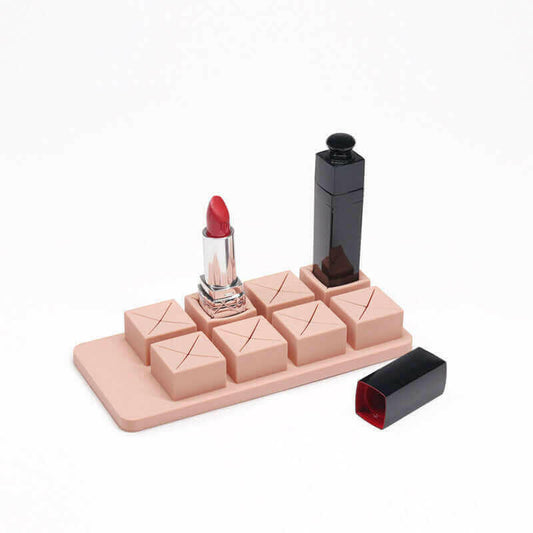 Creative Cosmetic Chocolate Shape Lipstick Makeup Organizer.