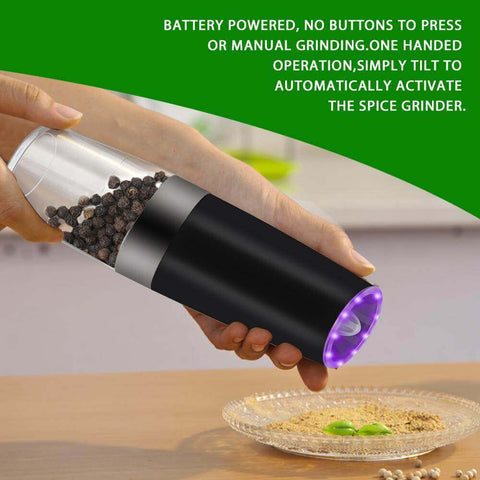 Electric Gravity Sensor Automatic Pepper Grinder Kitchen Tools