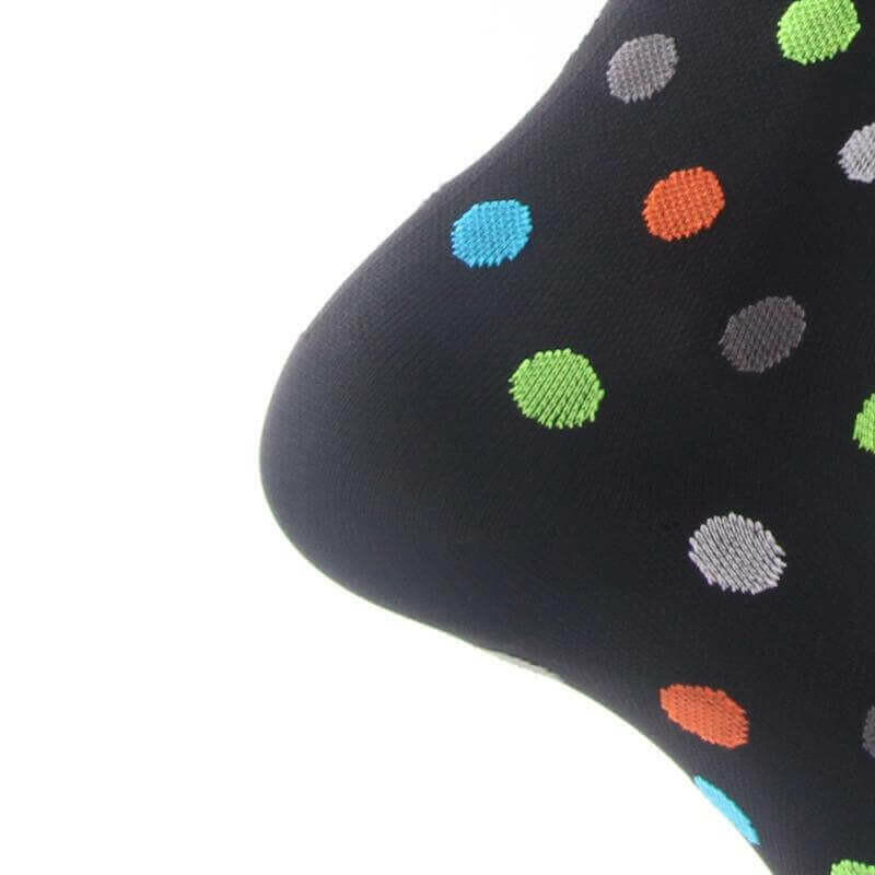 Multi Polka Dot Compression Socks.