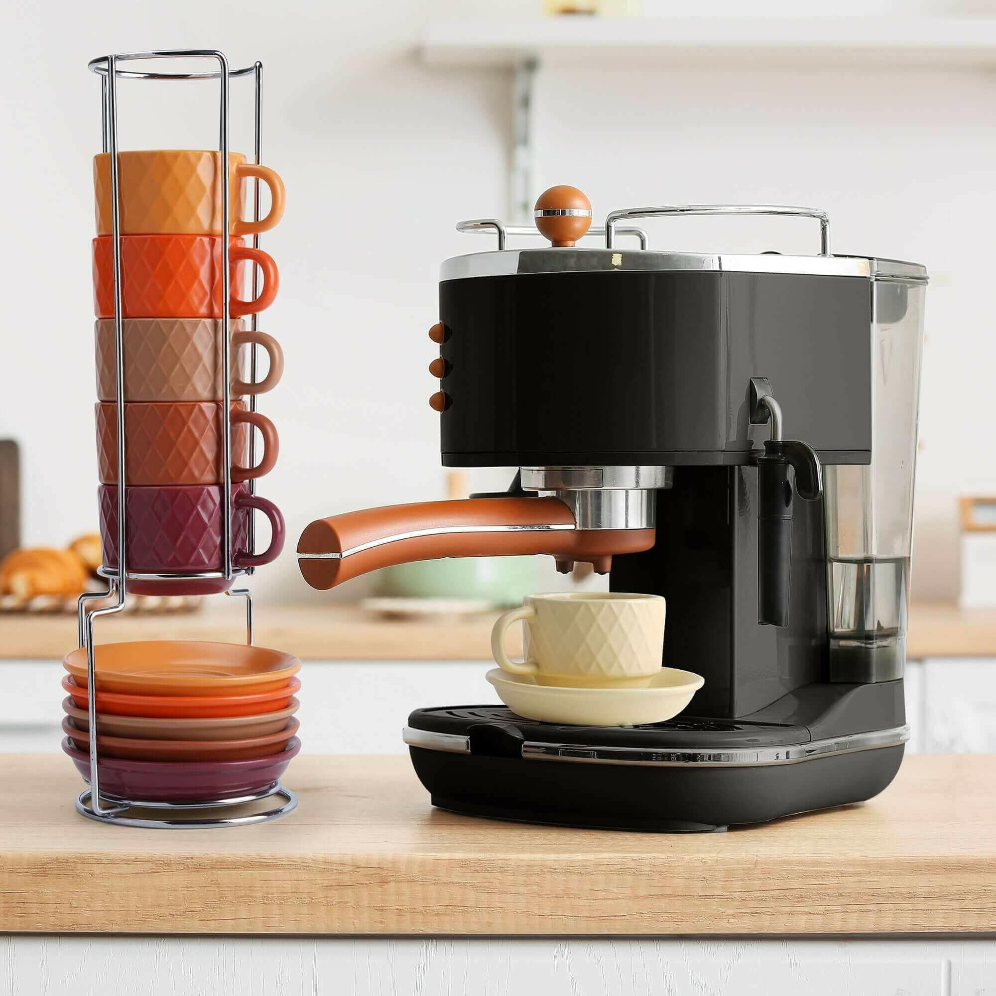 6er Espressotassen Set Palmanova Kollektion (Magma Edition)