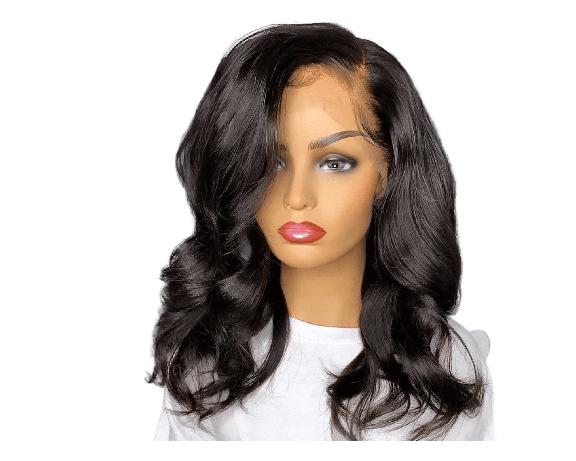 180% Density Body Wave 4x4 Short Bob 13x4 Lace Front Human Hair Wig.