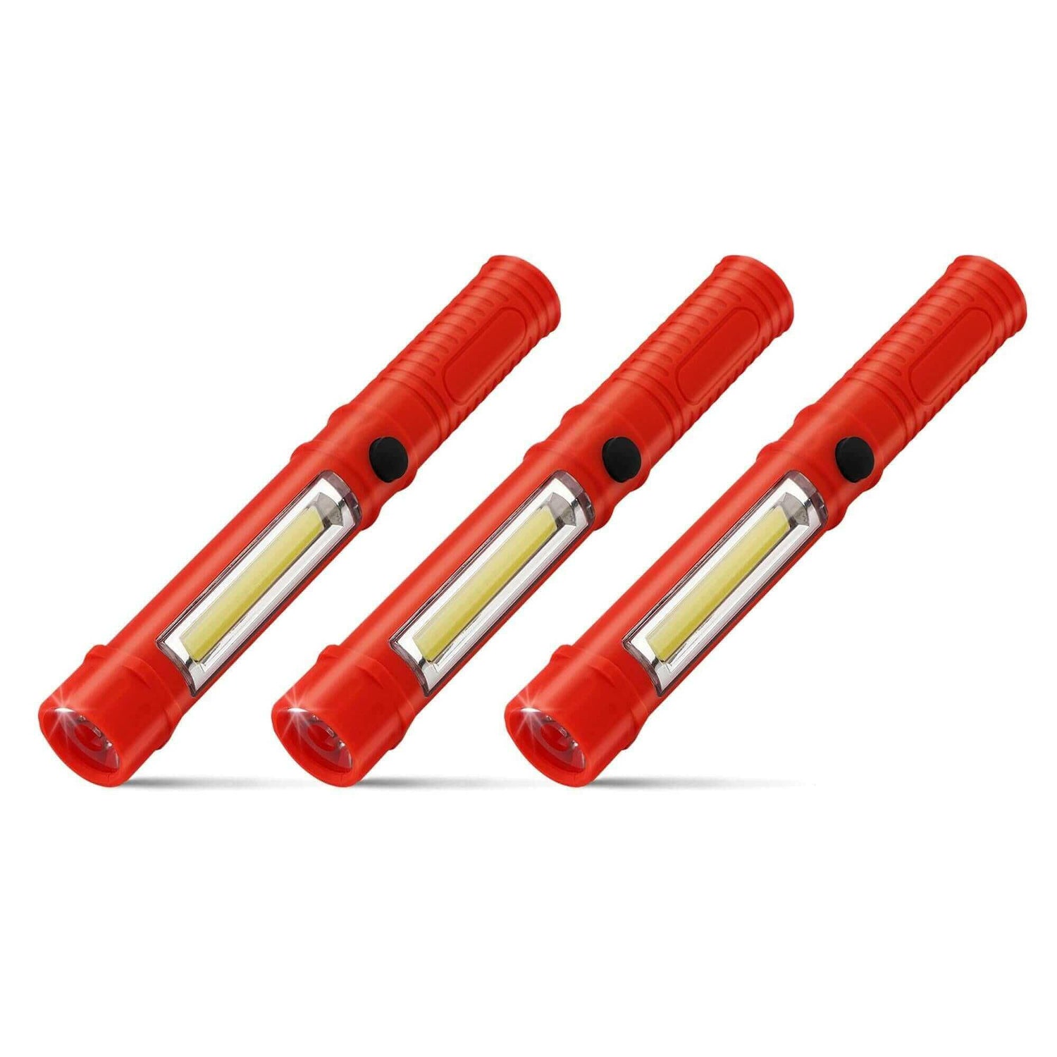 LED Pocket Flashlight with Magnetic Base &amp; Clip