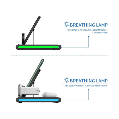 Fast  4 In 1 Wireless Charging Station.