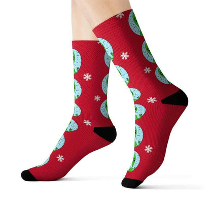 Holiday Weird Alien Socks.