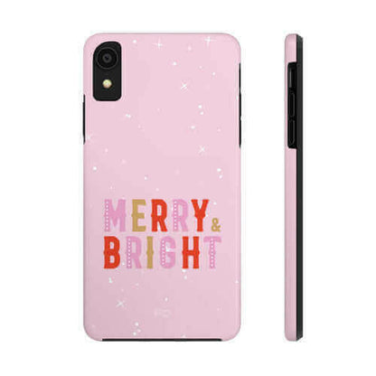 Merry & Bright Tough Case for iPhone with Wireless Charging.