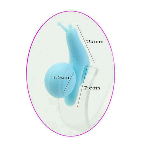 5 PCS Novelty Cute Snail Shape Silicone Tea Bag