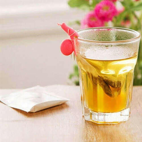 5 PCS Novelty Cute Snail Shape Silicone Tea Bag.