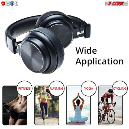 5Core Premium Headphone inbuilt Mic Over Ear Wireless Headset.