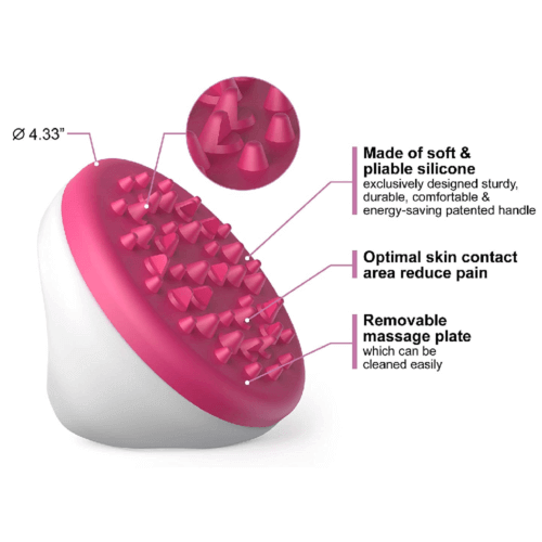 Cellulite Brush Handheld Body Massager Improve Lymphatic Drainage Tool.