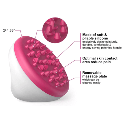 Cellulite Brush Handheld Body Massager Improve Lymphatic Drainage Tool.