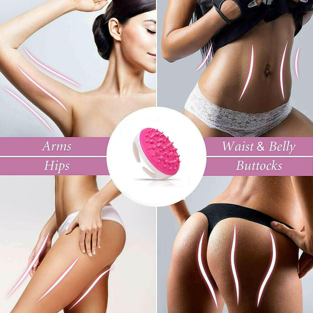 Cellulite Brush Handheld Body Massager Improve Lymphatic Drainage Tool.