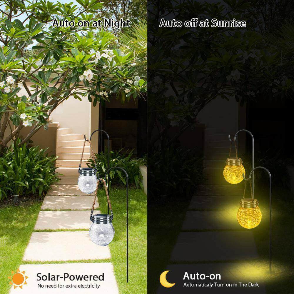 Outdoor Solar Crack Bottle 20 Light Waterproof Decoration Light