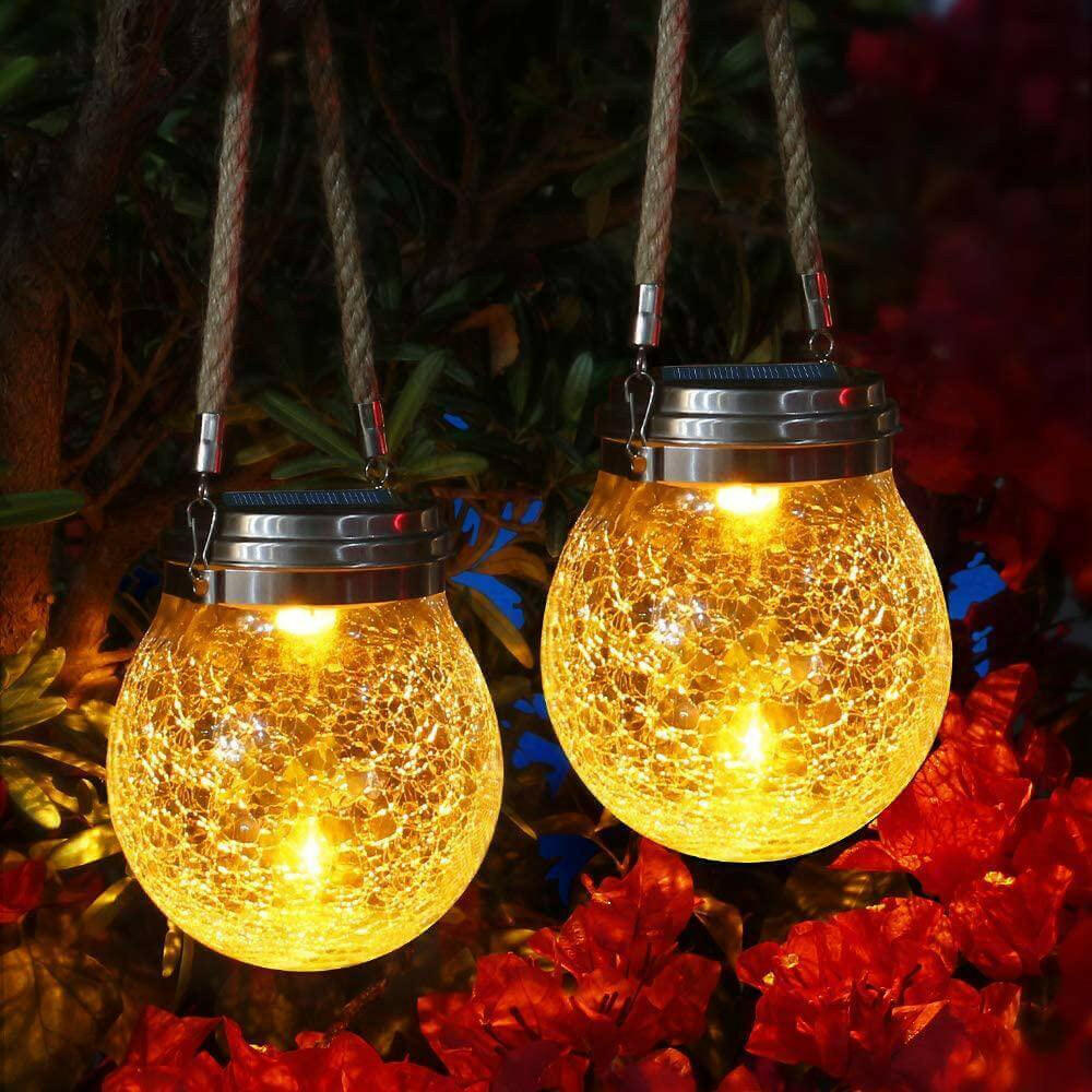 Outdoor Solar Crack Bottle 20 Light Waterproof Decoration Light.