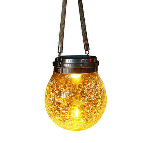 Outdoor Solar Crack Bottle 20 Light Waterproof Decoration Light.