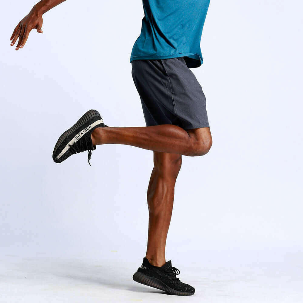 Sports Shorts for Men Workout Running with Mesh Quick Dry and Pockets.