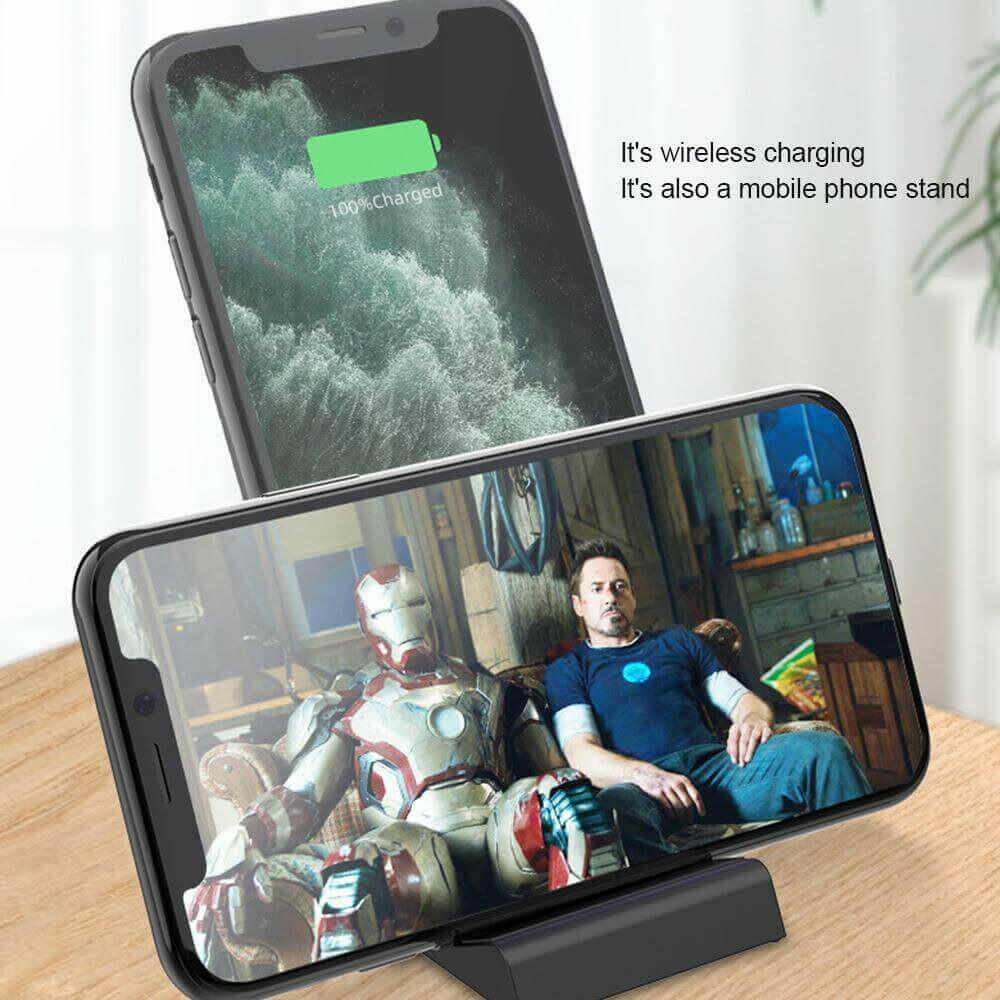 Wireless Charging Stand 15W for Cell Phone with Adjustable Cradle SP.