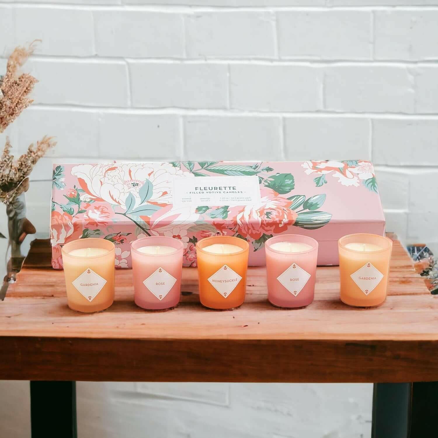 Secret Garden Candle Gift Set.