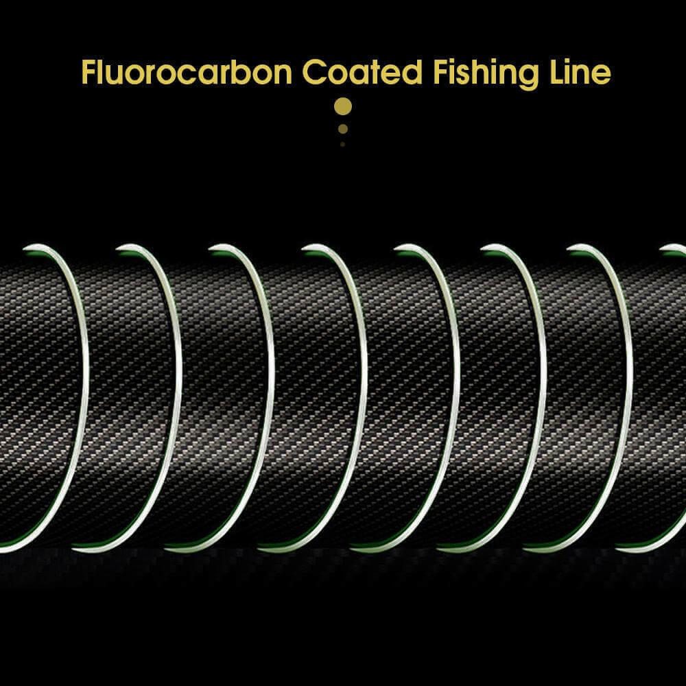 Fluorocarbon Coated Nylon Durable Fishing Line 300M/328Yds.