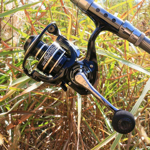 Fishing Metal Spinning Wheel Fshing Reel With Full Metal Rocker.