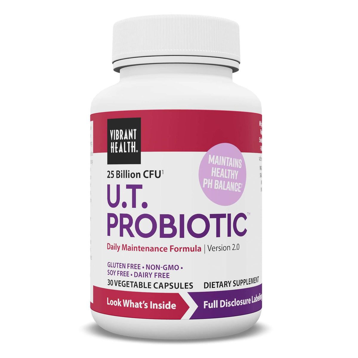 Vibrant Health U.T. Probiotic, 30 Capsules