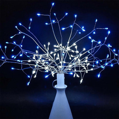 2X LED Firework Lights Garland Starburst String Light Christmas lights.