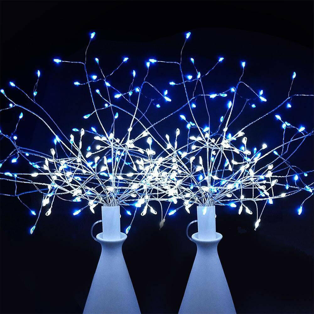 2X LED Firework Lights Garland Starburst String Light Christmas lights