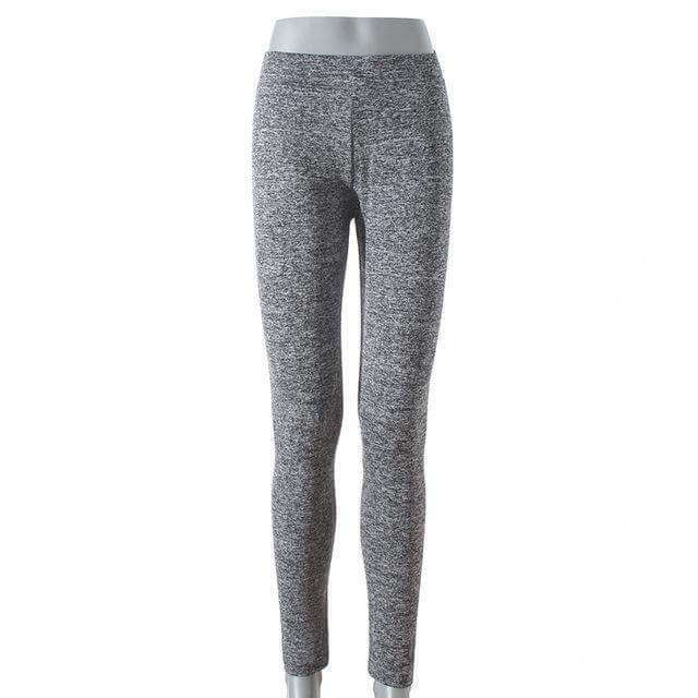 Gray Stretch Yoga Leggings
