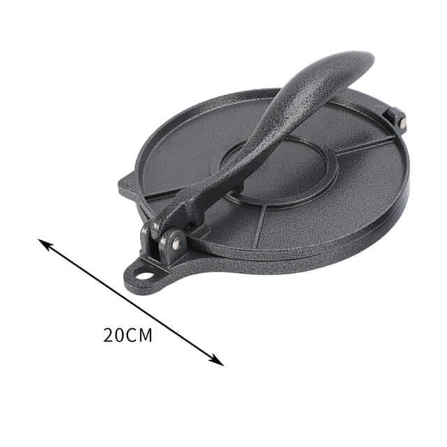 Manual Aluminum Tortilla Press - 16 cm or 20 cm
