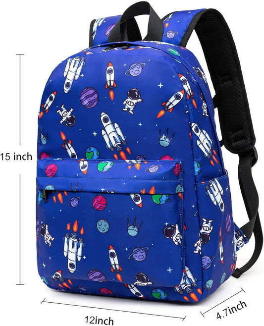 Preschool Backpack Kids School Book Bags for Elementary Primary Schooler (Rocket Astronaut)