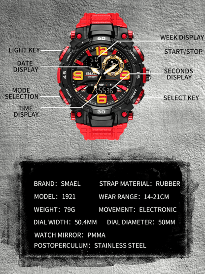 Military Men Watch Fashion Sport Outdoor G Wristwatch Male Digital