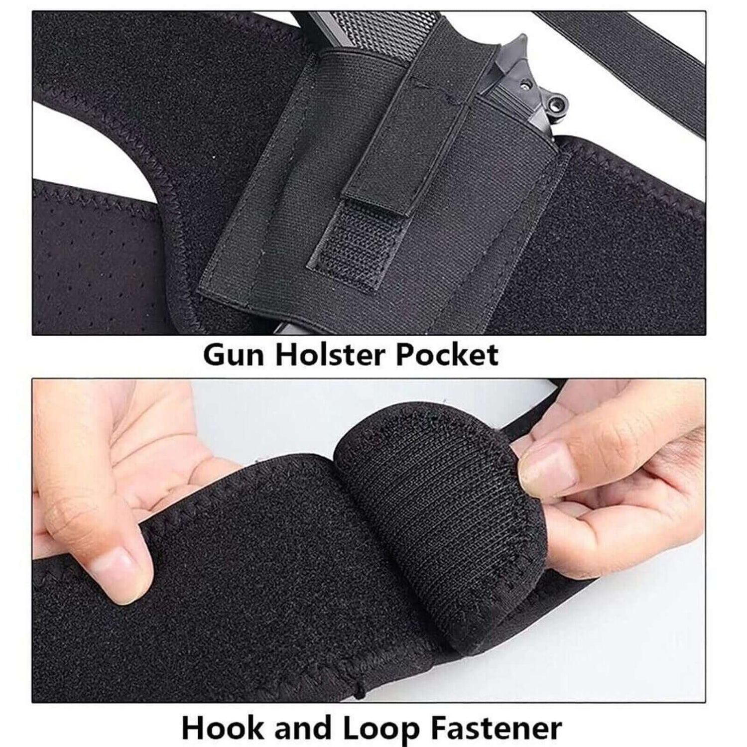 Tactical Concealed Carry Shoulder Waist Pistol Hand Gun Holder Holster
