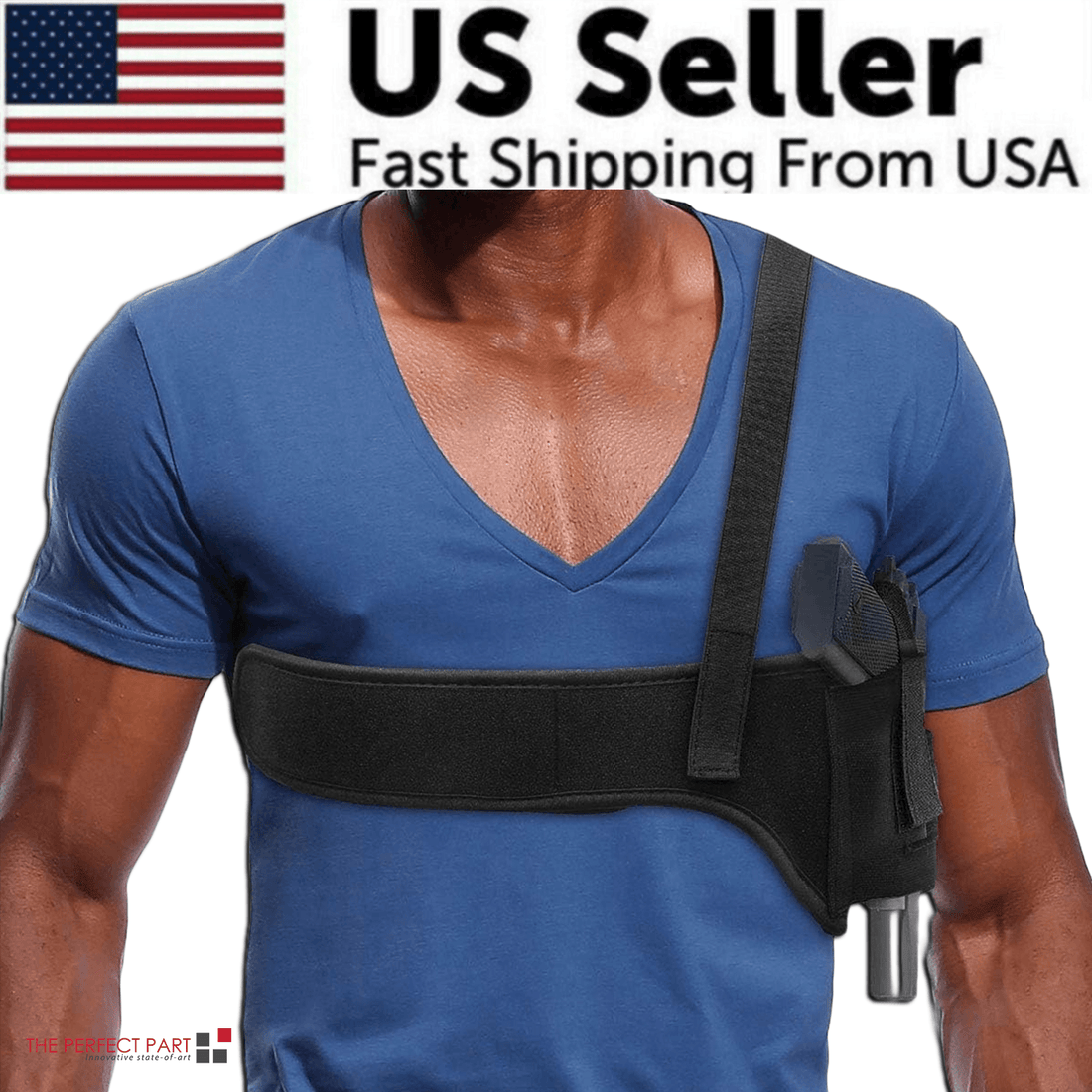Tactical Concealed Carry Shoulder Waist Pistol Hand Gun Holder Holster