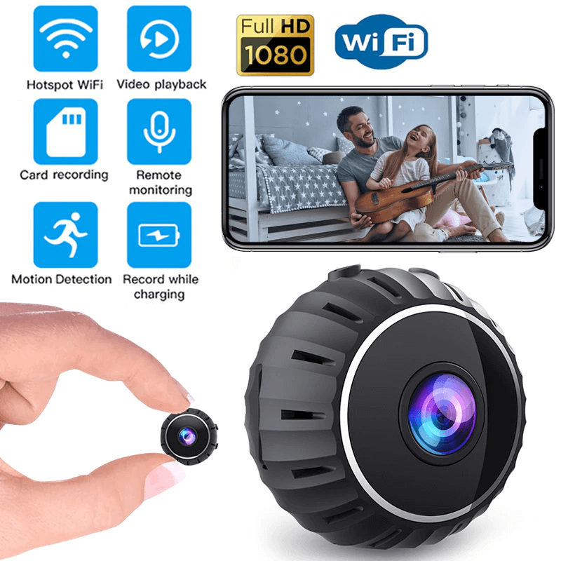 Mini Hidden Spy Nanny Camera Wireless Nanny Cam WiFi Home Security HD