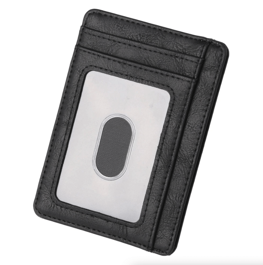 Mens Leather Slim Wallet Credit Card Holder RFID Blocking Pocket ID