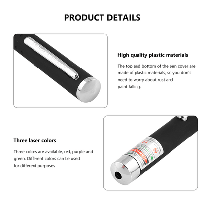 3 Packs 900Mile Laser Pointer Pen Green Blue Red Light Visible Beam
