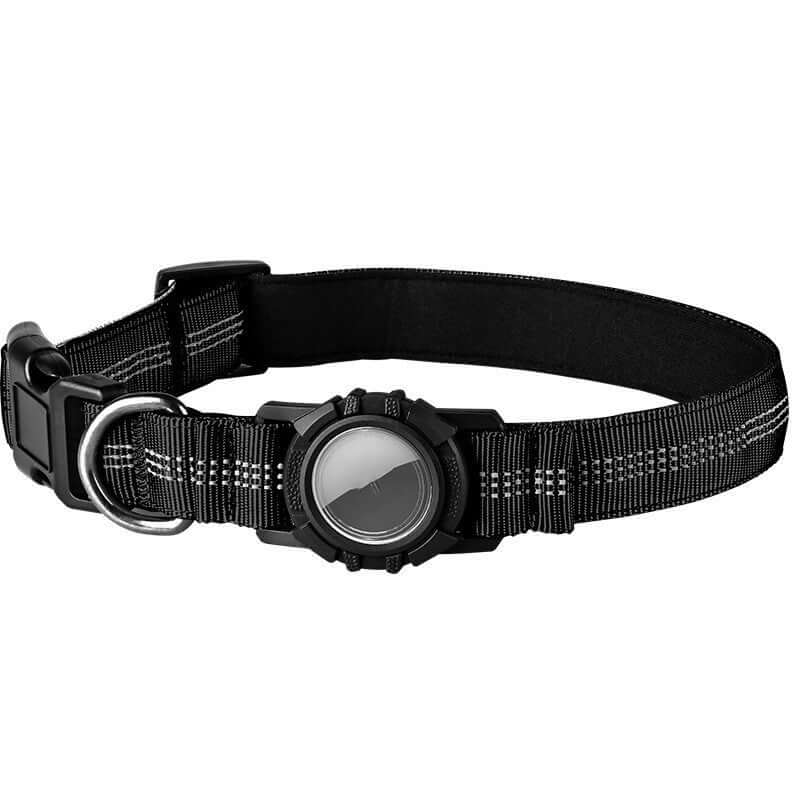 Reflective Dog Collar with Apple AirTag Holder