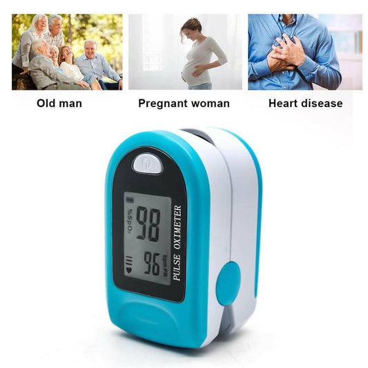 Portable Fingertip Pulse Oximeter Blood Oxygen Monitor Saturation.