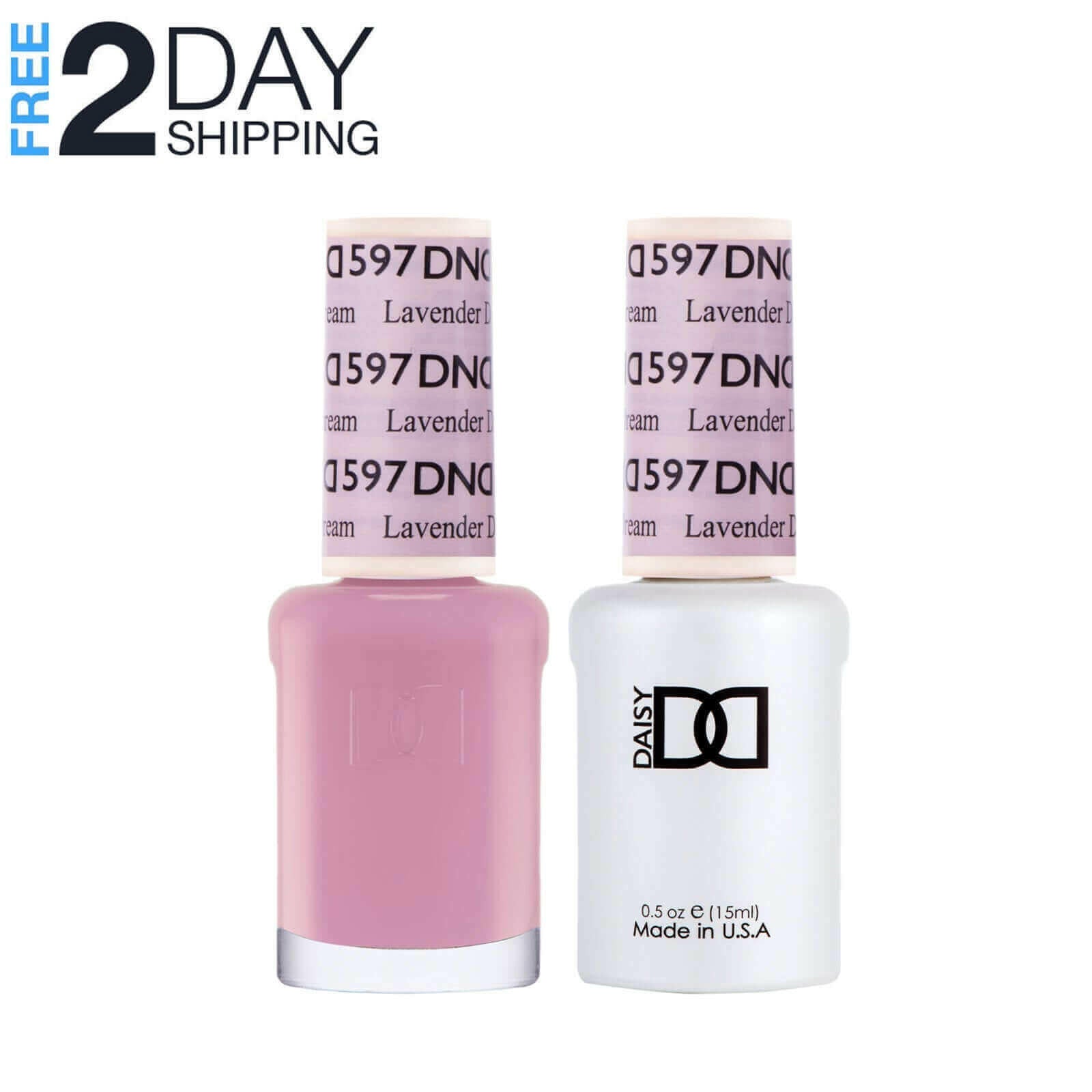 DND Gel Nail Polish & Nail Lacquer Set Soak Off Duo Set - #587.