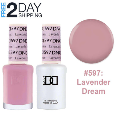 DND Gel Nail Polish & Nail Lacquer Set Soak Off Duo Set - #587.