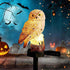 Owl Solar Lights for Halloween Decoration Outdoor Waterproof Stake