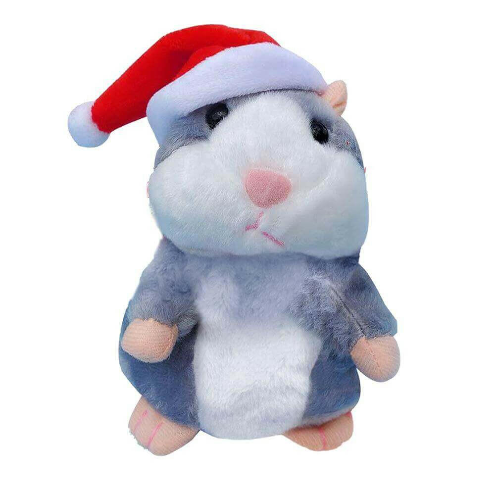 Talking Hamster Electronic Plush Mouse Pet Speak Sound Record Toy.