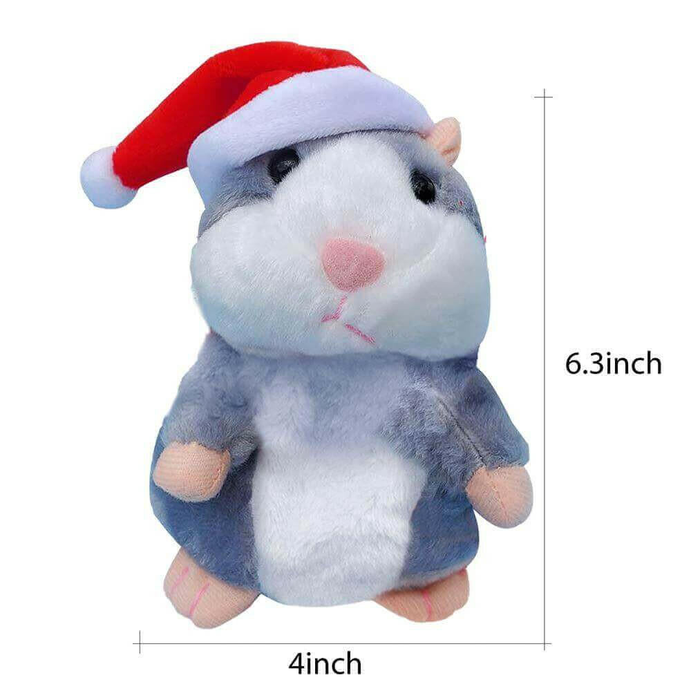 Talking Hamster Electronic Plush Mouse Pet Speak Sound Record Toy.