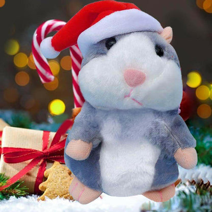 Talking Hamster Electronic Plush Mouse Pet Speak Sound Record Toy.